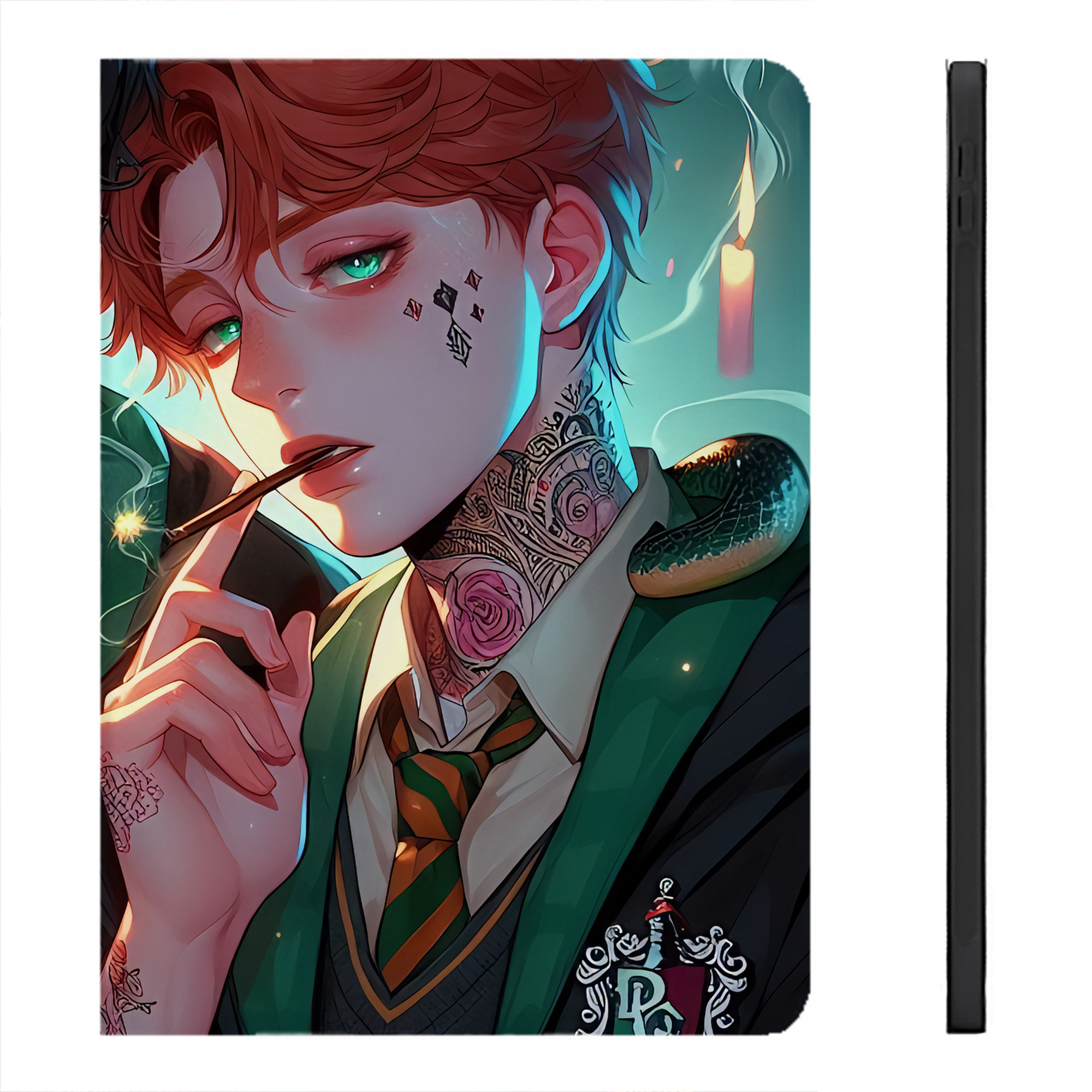 （画像用） Harry Potter ハリー・ポッターシリーズ IPadケース ペンホルダー付き ブックスタイルデザイン